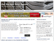 Tablet Screenshot of getgaragedoorsensor.com